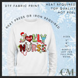 Jolly nurse DTF transfer