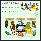 Brain rot monsters 16oz Uvdtf wrap