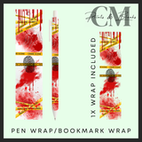 The true crime collection uvdtf bookmark & pen transfer