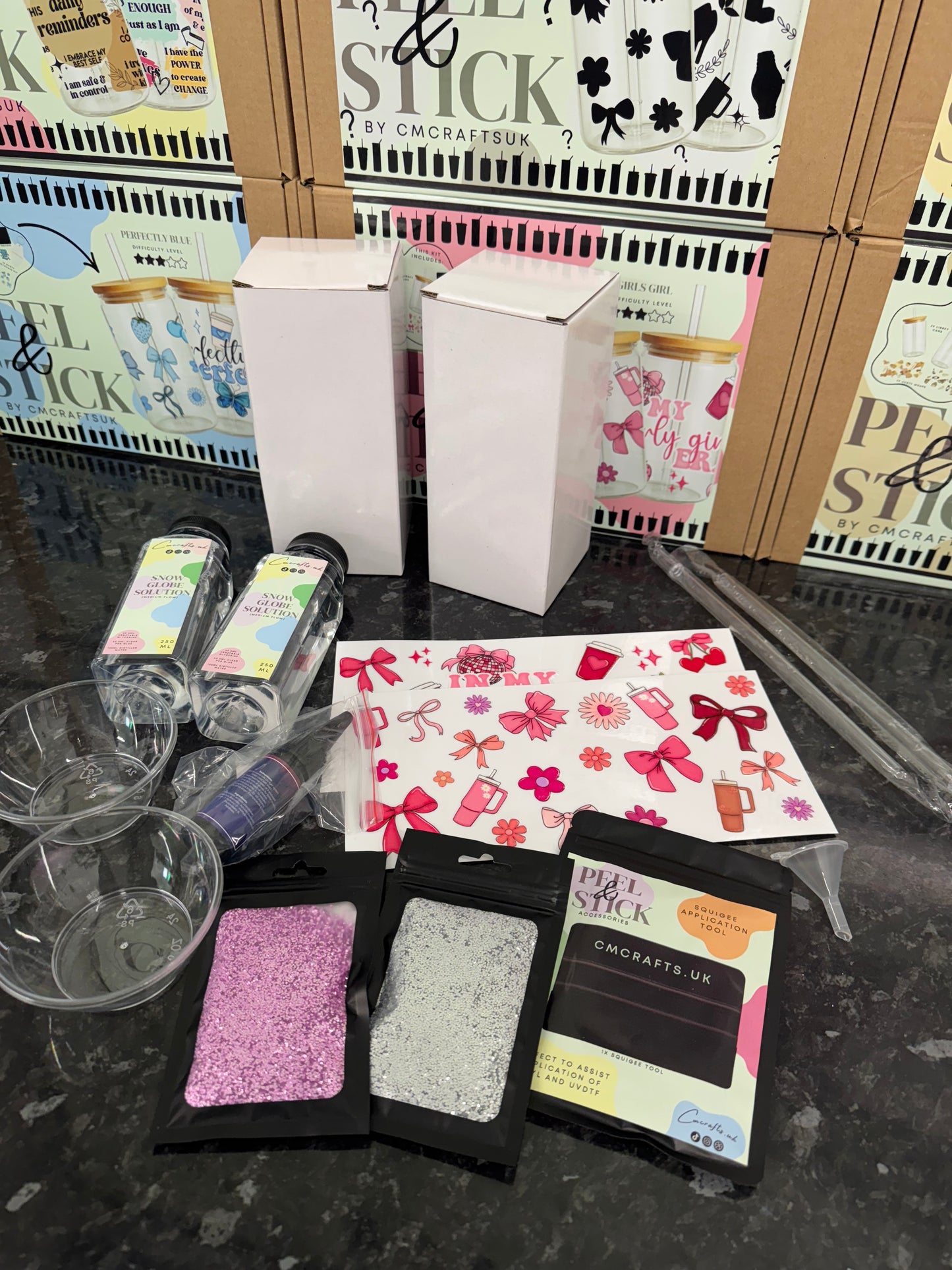 DIY snowglobe tumbler starter kit (read description)