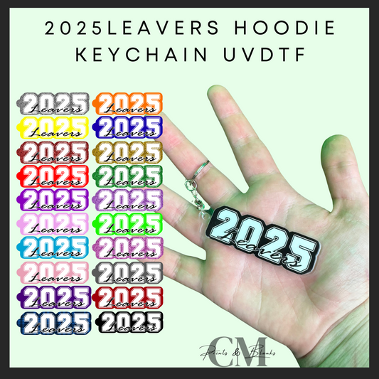 2025 leavers keychain uvdtf