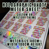 Holographic uvdtf gang sheet (custom or mystery)