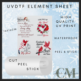 Loved ones appear Uvdtf element sheet