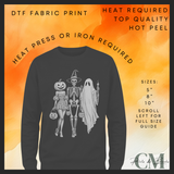 Halloween friends DTF transfer