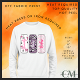 Halloween drinks DTF transfer