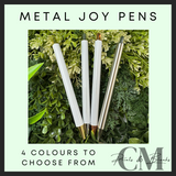 Metal joy pens blank