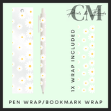 The plant collection bookmark & pen wrap Uvdtf decals