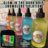 Glow in the dark drip snowglobe solution V2- brighter glow