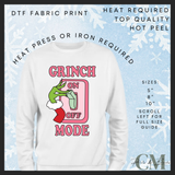 Grinch mode DTF transfer