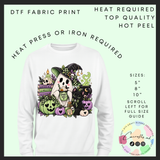 Ghost Witch Spooky Vibes DTF transfer