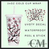 Cherry blossom 24oz Uvdtf wrap