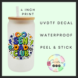 SEN Dad Club Uvdtf single decal (4”, 10cm)