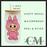 Monsters uvdtf single decal (4”, 10cm)