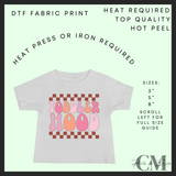 Toddler hood DTF transfer