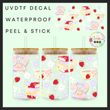 Coquette phone books & tea 16oz uvdtf wrap