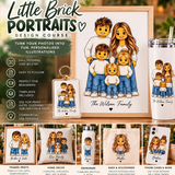 Little brick portraits - the keepsake collection PRE ORDER digital course