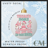 Ho ho ho’s in this house 8-10cm bauble Uvdtf decal