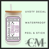 Idgaf club Uvdtf single decal (4”, 10cm)