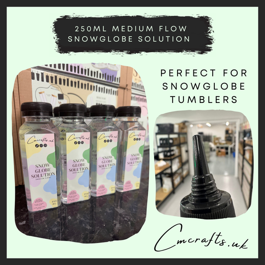 250ml medium flow snowglobe solution