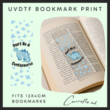 C*ntasaurus bookmark uvdtf wrap