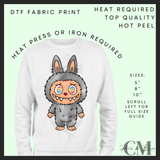 Monsters DTF transfers