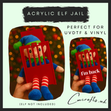 Acrylic elf jail set