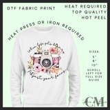 Ajust the focus DTF transfer