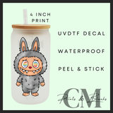 Monsters uvdtf single decal (4”, 10cm)