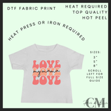 Love my mama DTF transfer