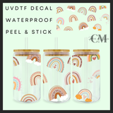 Boho rainbow 16oz Uvdtf wrap