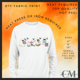 Bookish Ghosts DTF transfer