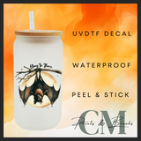 Vintage style Halloween Uvdtf single transfers (4” / 10cm)