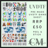 Father’s Day  pre made Uvdtf gang sheet (58x100cm)