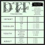 Festive AF DTF transfer