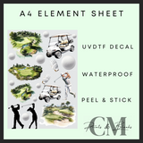 Golfing A4 element sheet