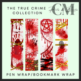 The true crime collection uvdtf bookmark & pen transfer