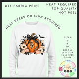 Halloween Single Pumpkin DTF transfer