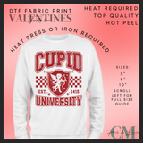 Cupid university DTF transfer