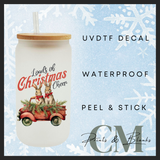 Farm style Christmas uvdtf single transfers (4” / 10cm)