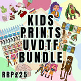 Kids prints uvdtf bundle