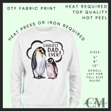 Coolest dad ever DTF transfer