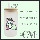 Am I the drama ? Uvdtf single decals (4”, 10cm)