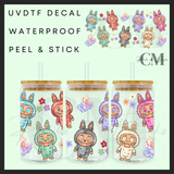 Flowers & energy monsters 16oz Uvdtf wrap