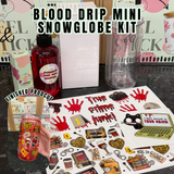 Blood drip snowglobe mini kit