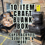 10 item craft blank box