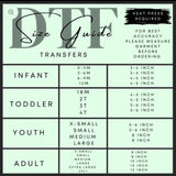 blue calculator DTF transfer