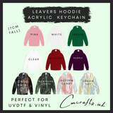 Leavers hoodie acrylic keychain