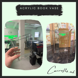 Acrylic book vase